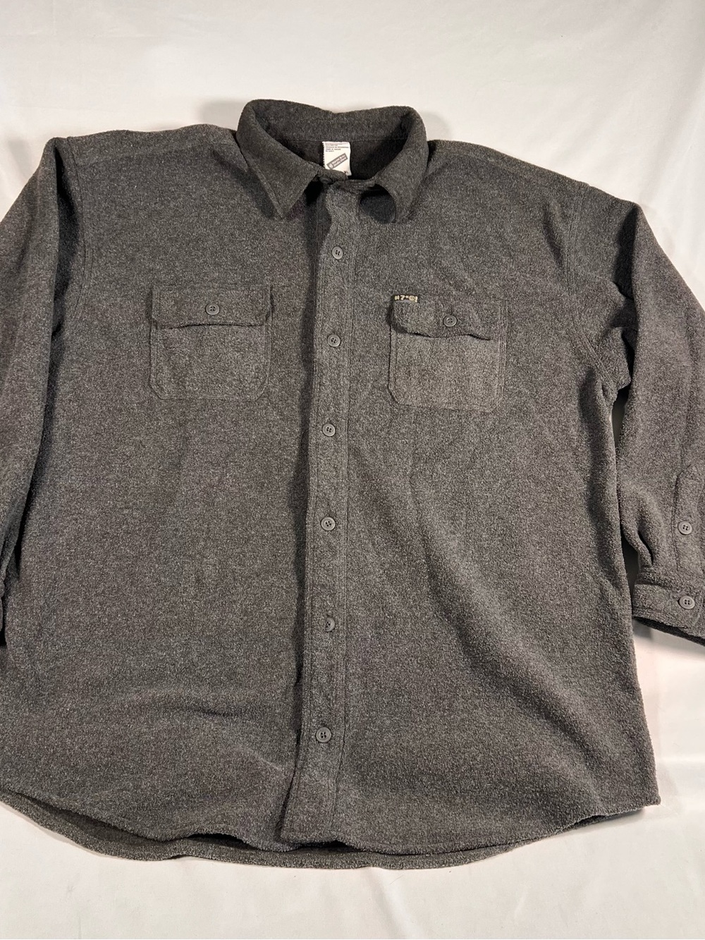 Warner Bros. Charcoal Gray Button-Down Shirt